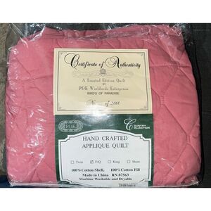 PDK COUNTRY‎ COLLECTION Birds Of Paradise  Quilt And Bed skirt Set Full/Queen